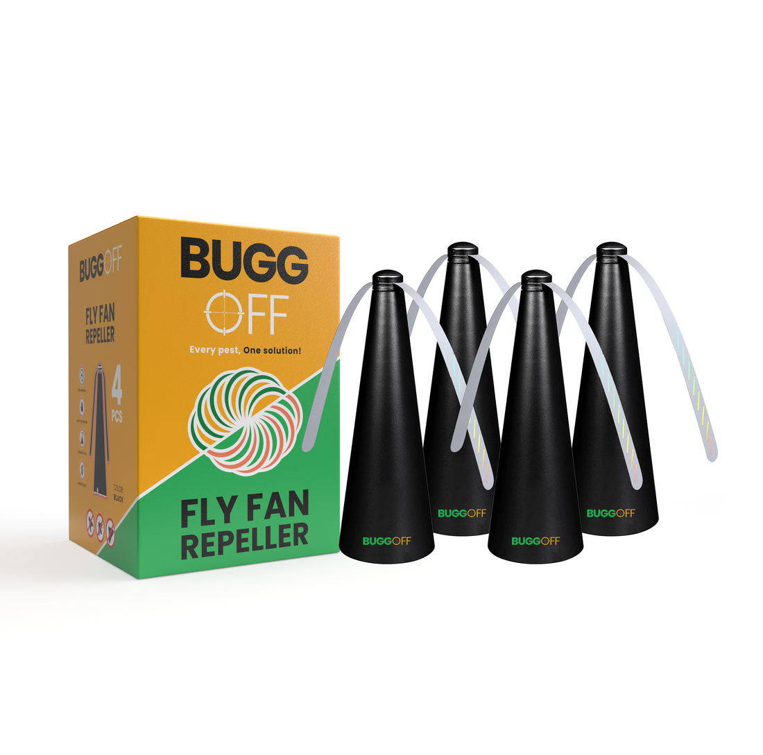 Flying Insect Repellent Fan with Twin Blades & Rechargeable battery