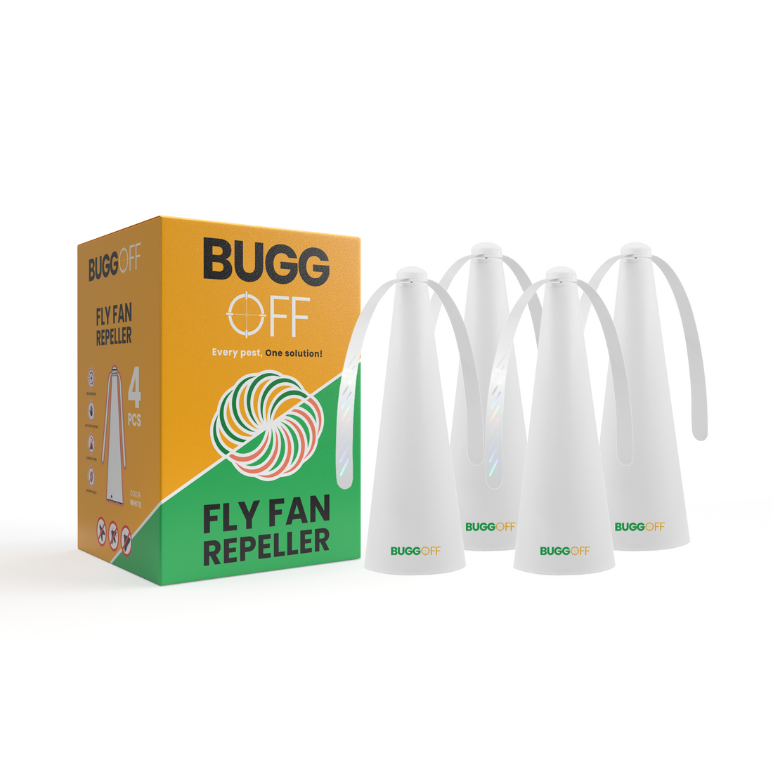 Flying Insect Repellent Fan with Twin Blades